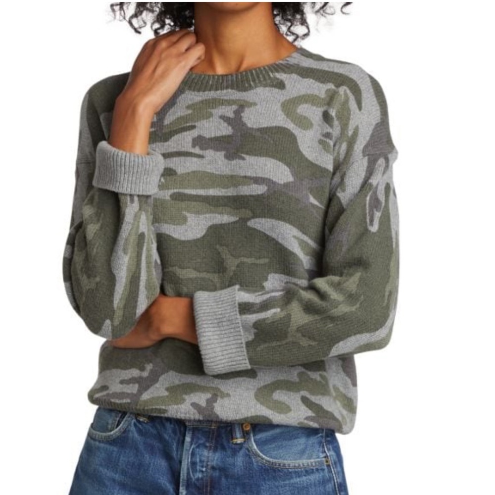 Rails NWT Juno Sweater Size Small | Camo Print - Picture 1 of 10
